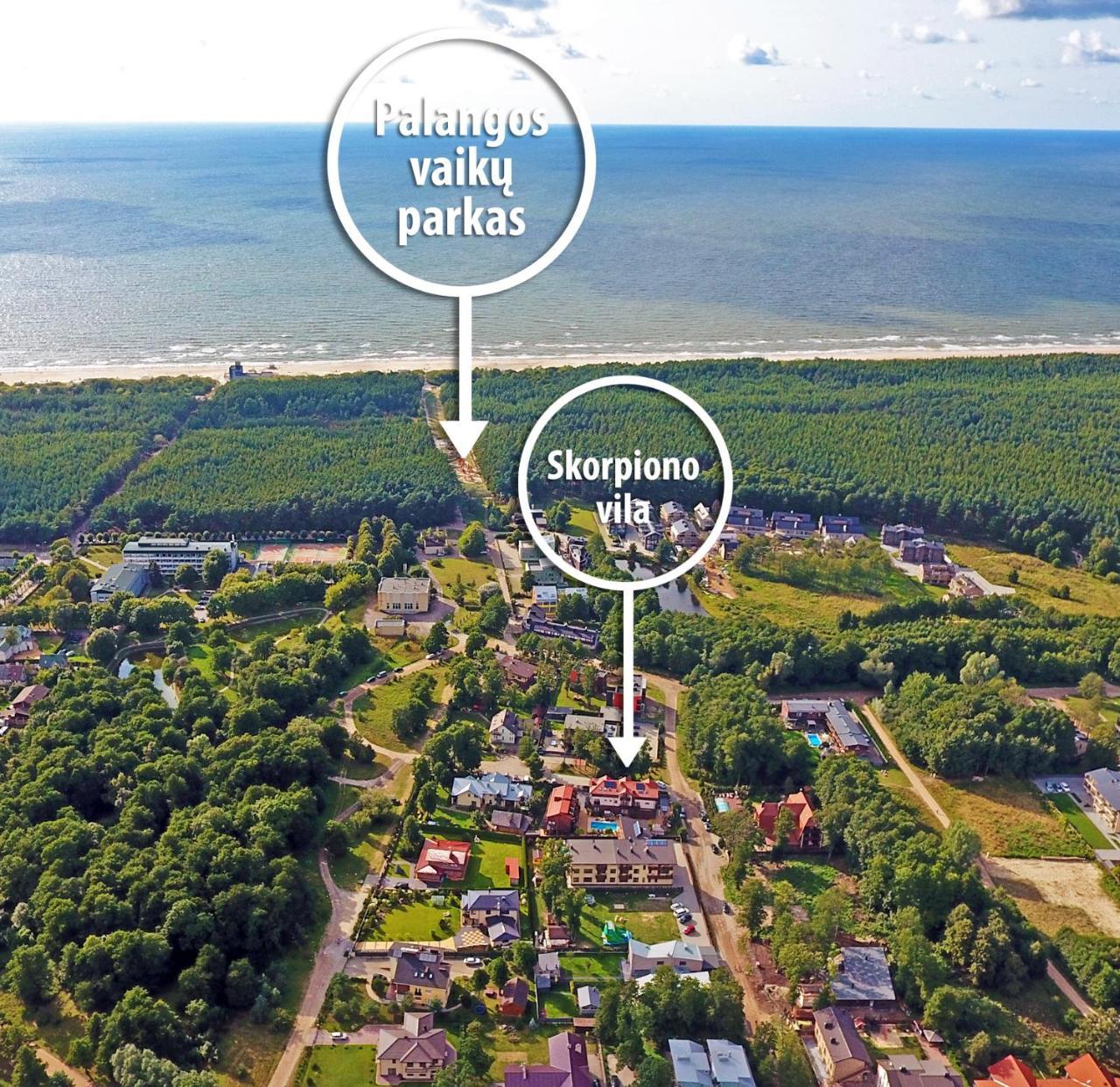 Skorpiono Vila Palanga Buitenkant foto